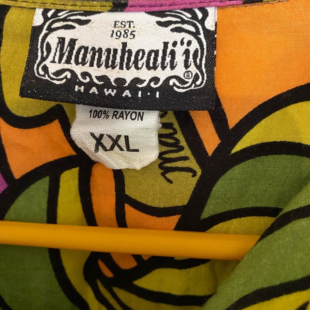 Manuheali'i Colorful Hawaiian Shirt XXL